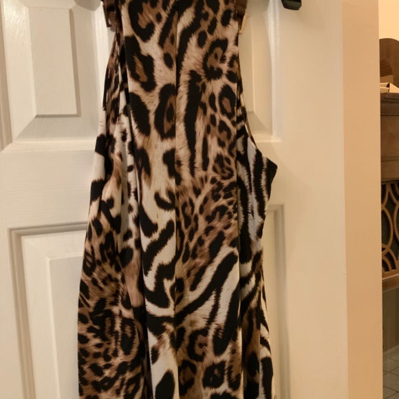 Boston Proper, animal print size small sleeveless top - Picture 2 of 5